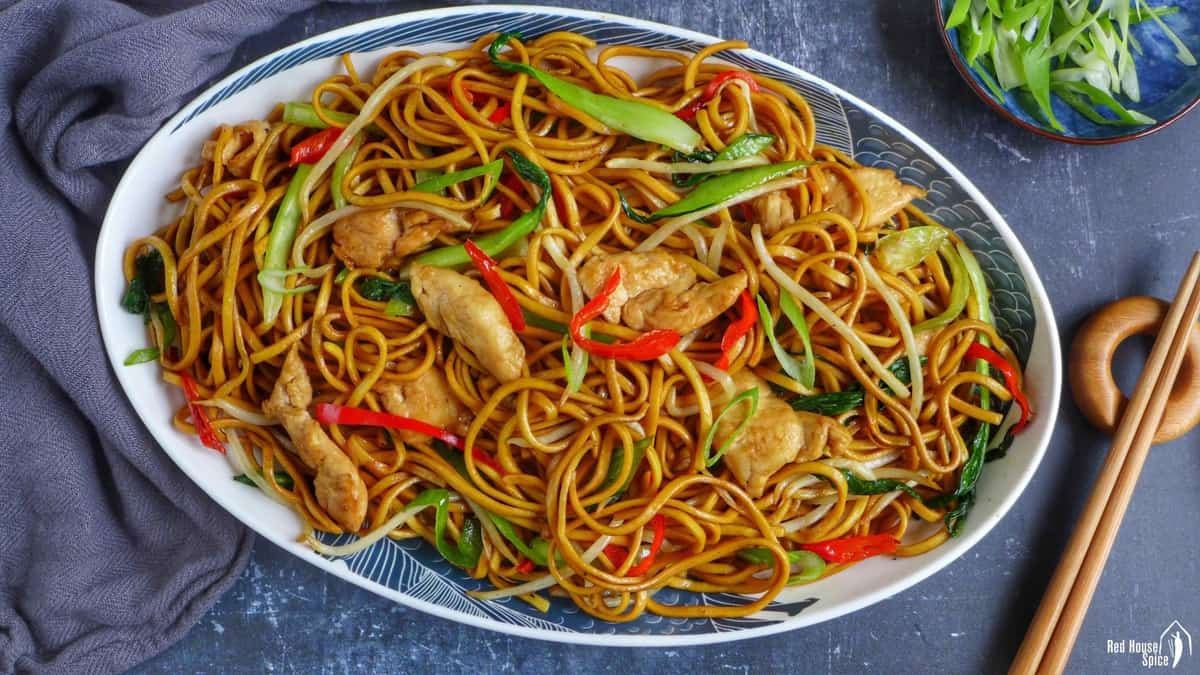 Chicken Chow Mein (鸡肉炒面)