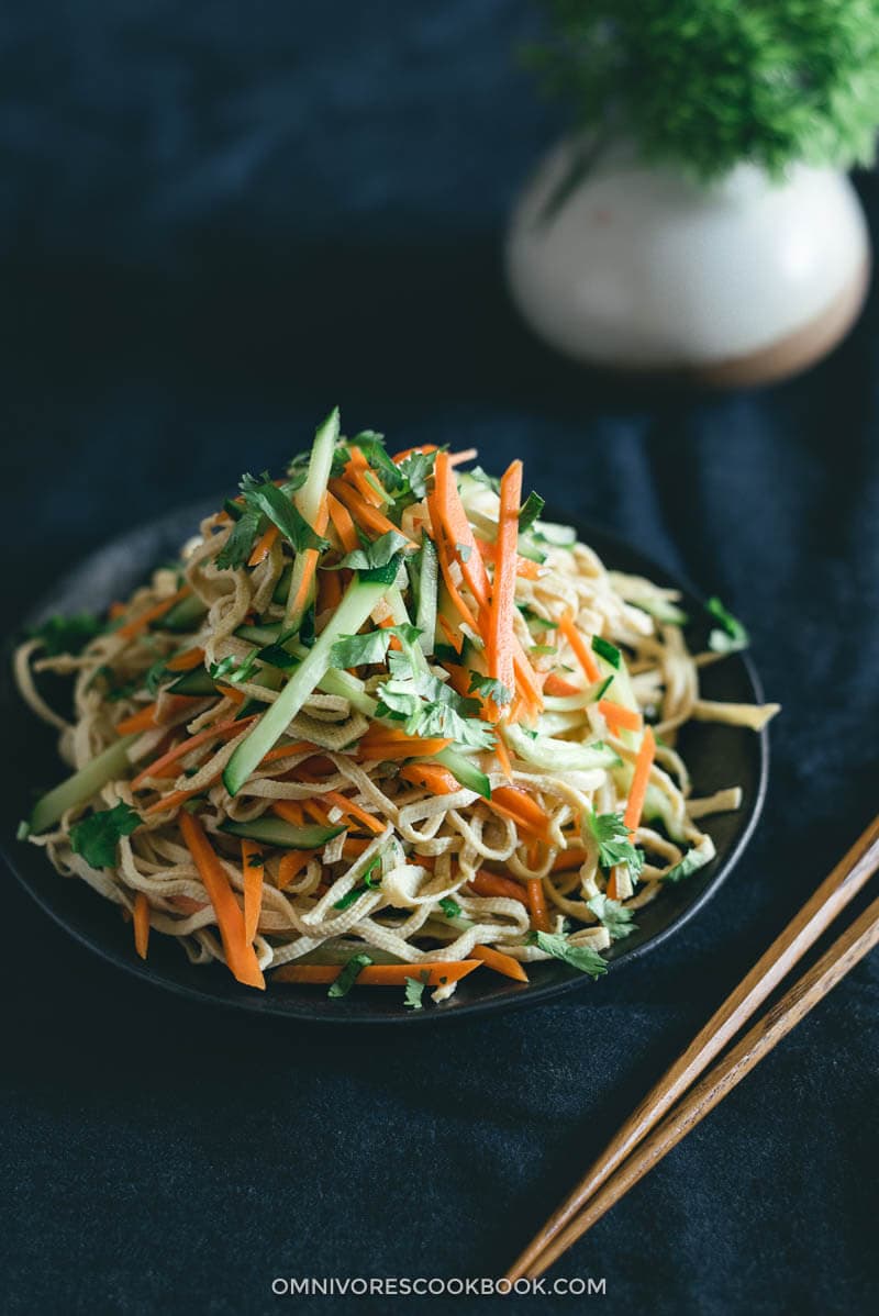 Chinese Sliced Tofu Salad