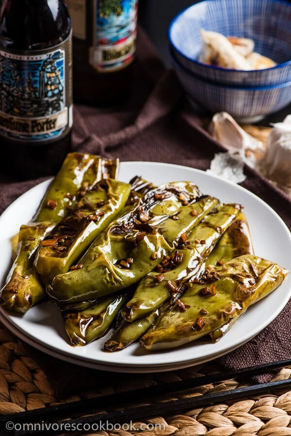 Szechuan Pan Fried Peppers