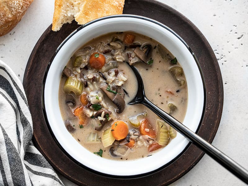 Creamy Vegetable Wild Rice Soup
