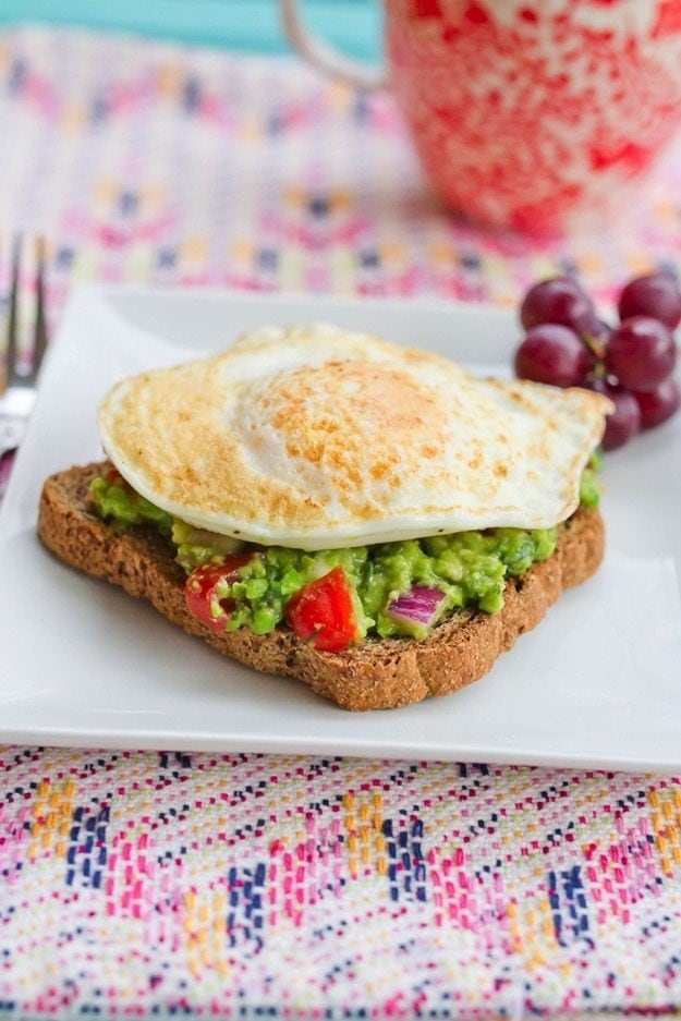 Guacamole Toast for Breakfast