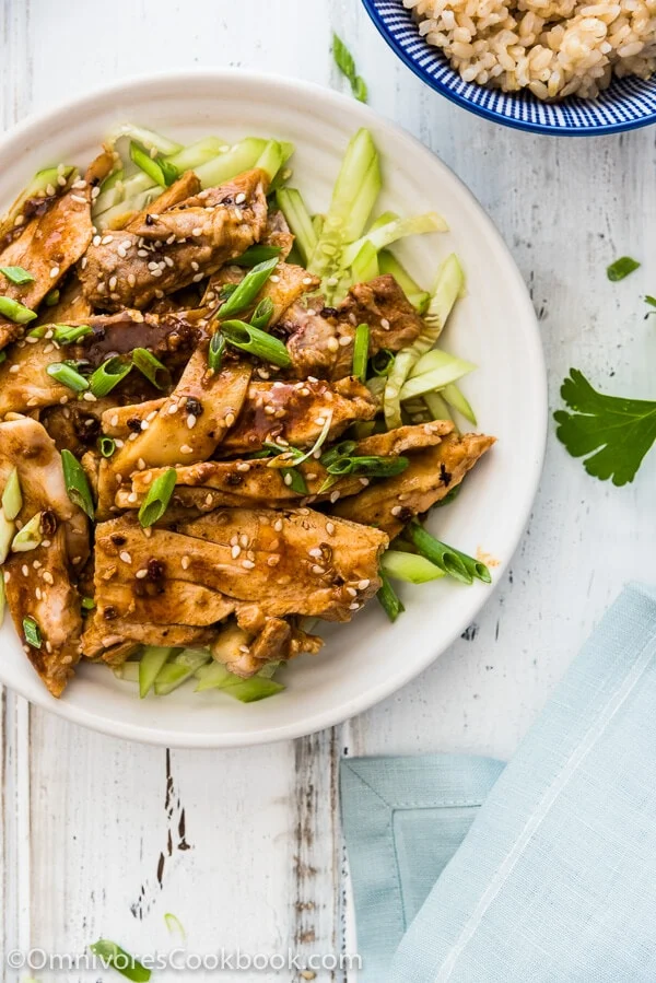 Sichuan Chicken with Spicy Sesame Sauce