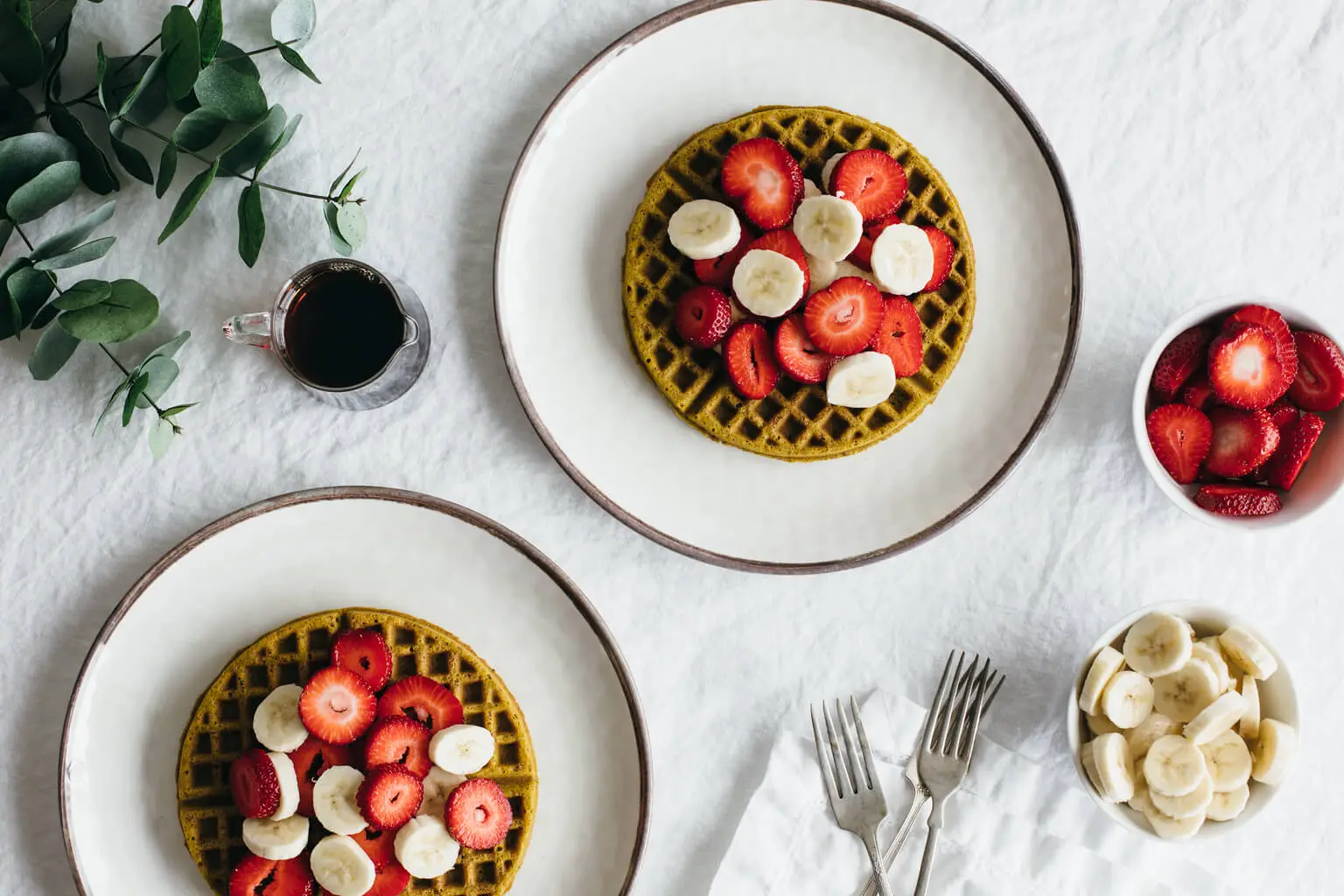 Super Seed Buckwheat Waffles (gluten-free, vegan)