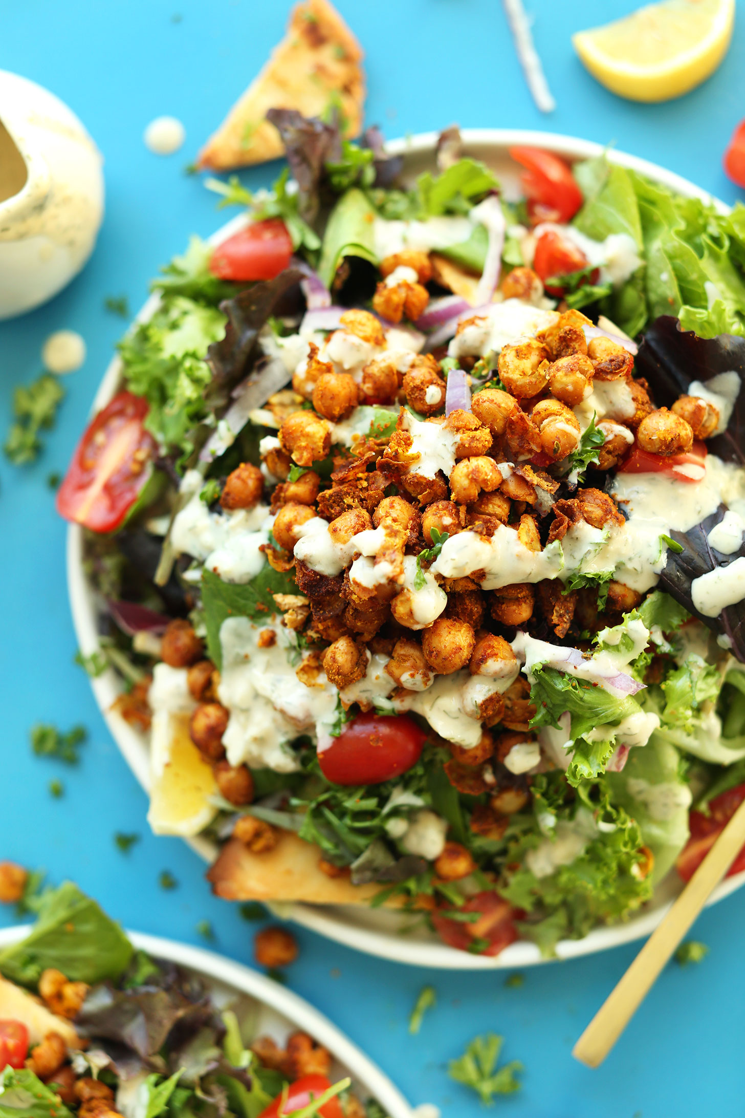 Chickpea Shawarma Salad