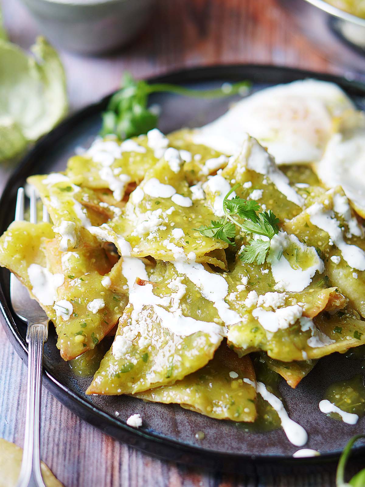 Chilaquiles Verdes (Green Chilaquiles)