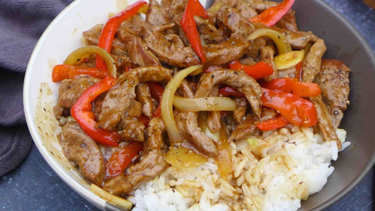 Black Pepper Beef Stir-Fry