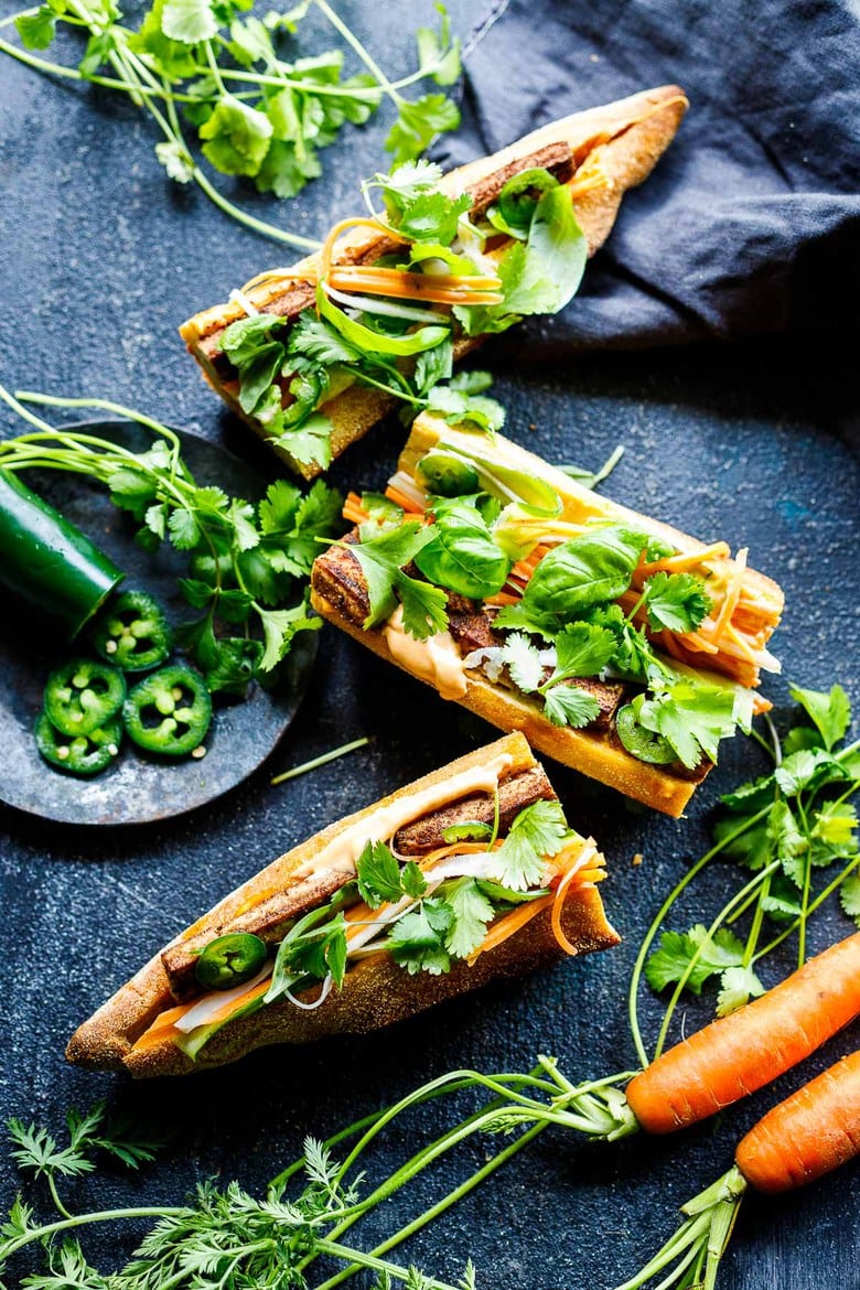 Vietnamese Banh Mi Sandwich