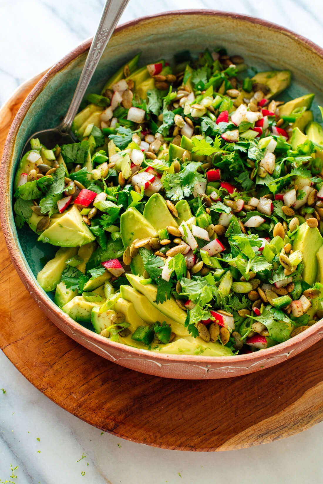Fresh Herbed Avocado Salad