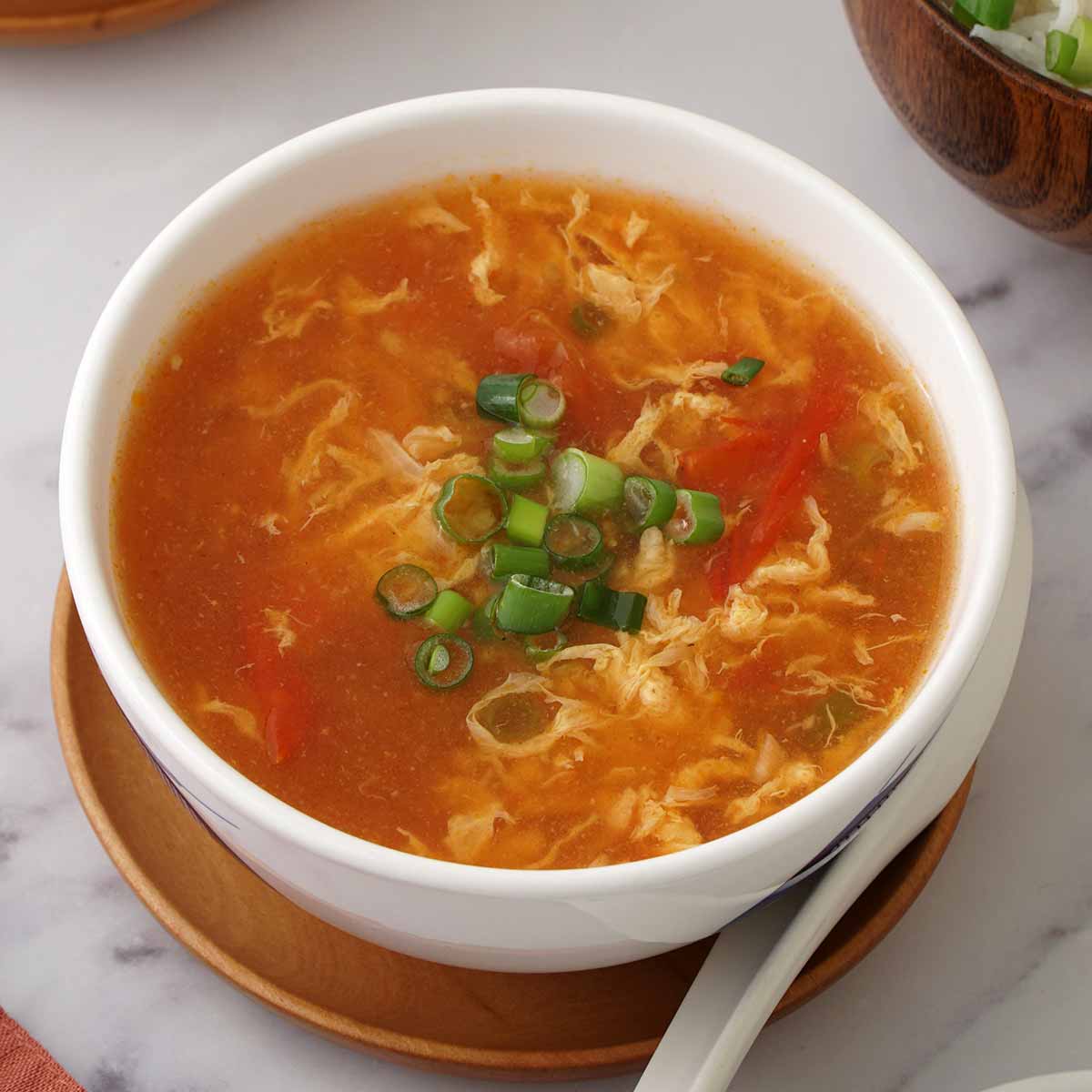 15-minute Tomato Egg Drop Soup