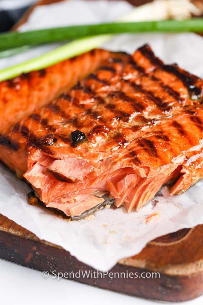 Ginger Garlic Salmon Marinade (grilled, baked or broiled)