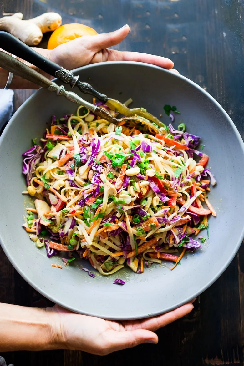 Thai Noodle Salad with Thai Peanut Sauce