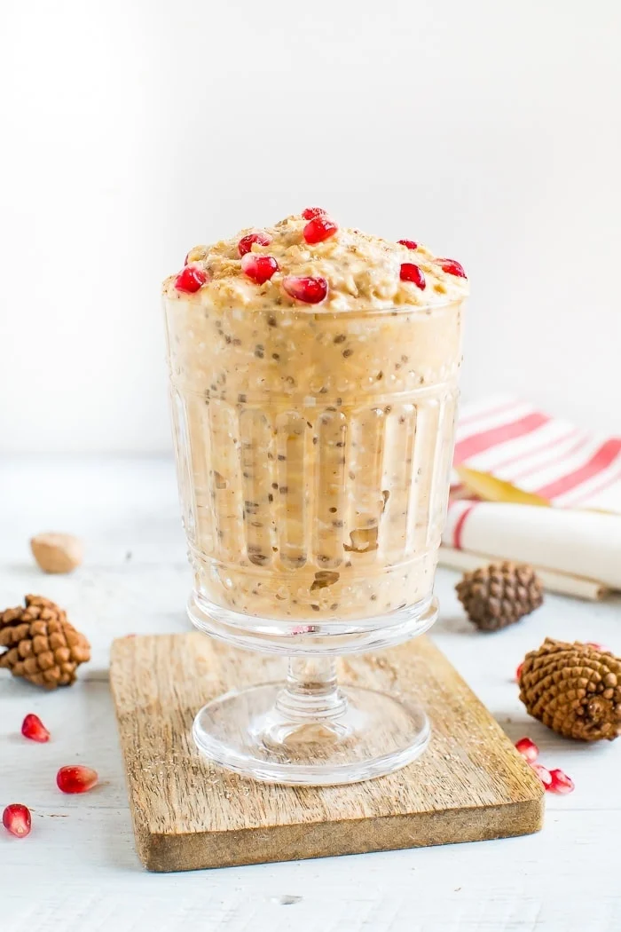 Eggnog Overnight Oats