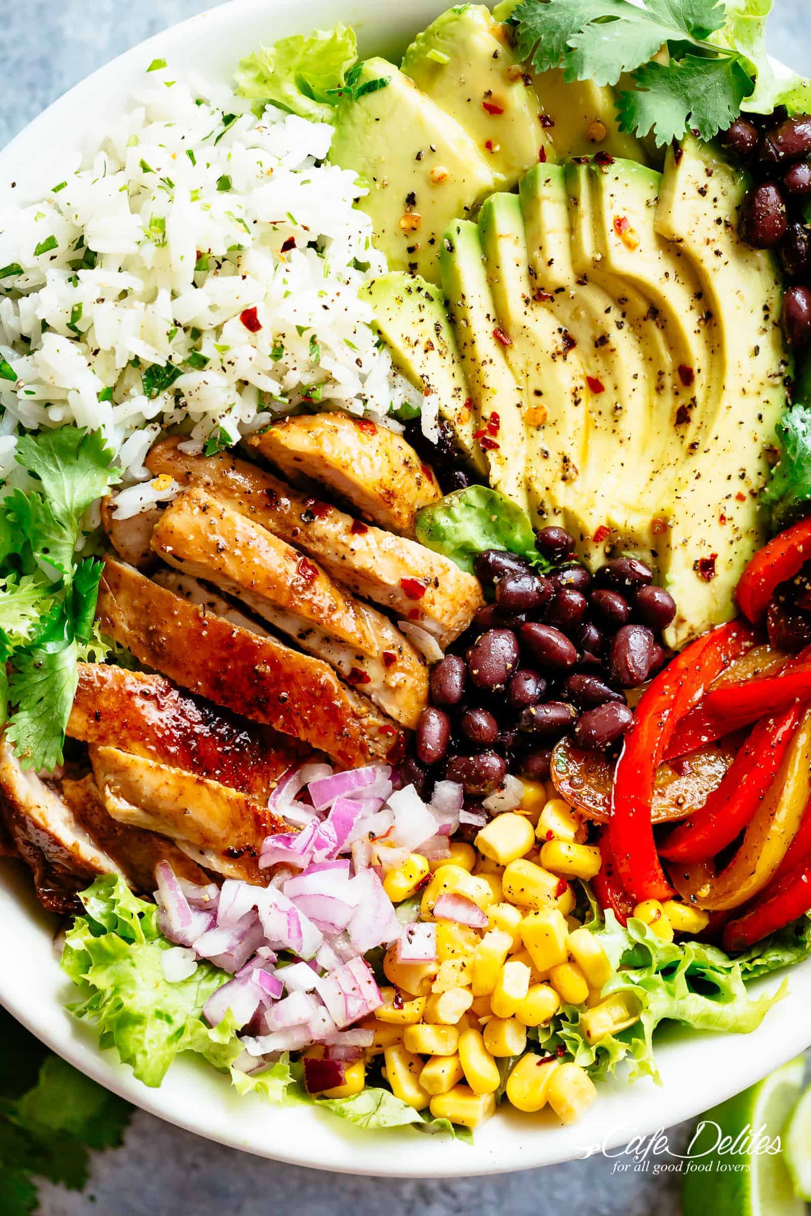 Fajita Chicken Burrito Bowl