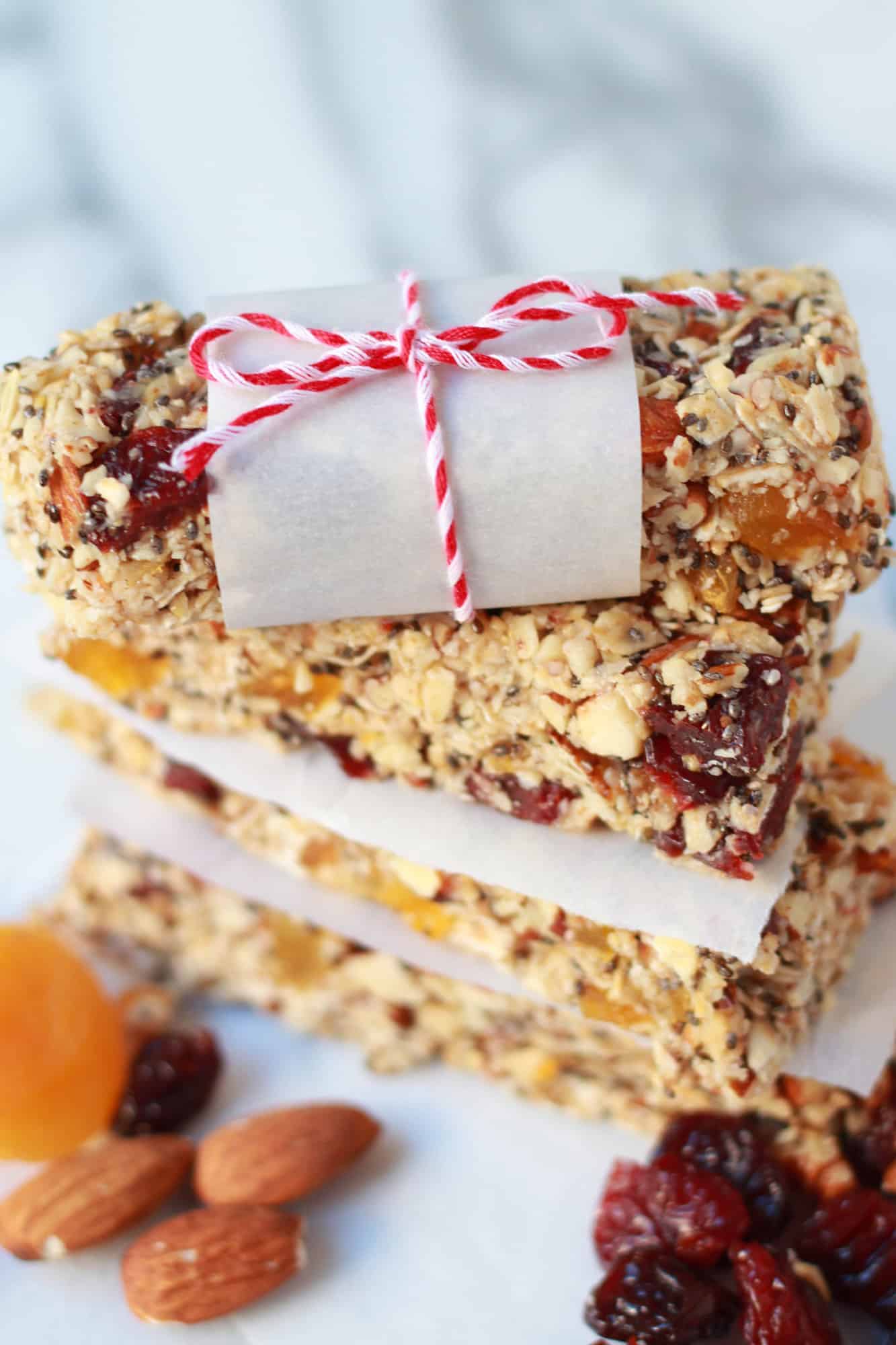 Chewy No-Bake Granola Bars