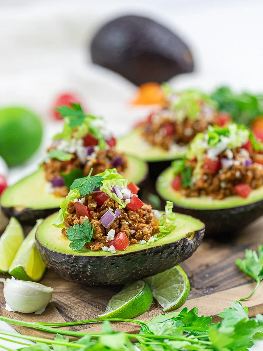 Keto Taco Avocado Boats