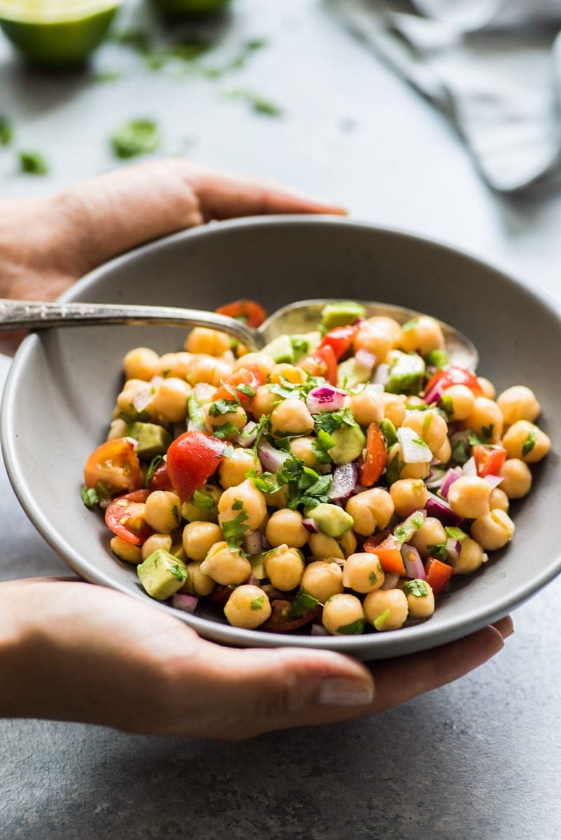 Healthy Mexican Chickpea Salad