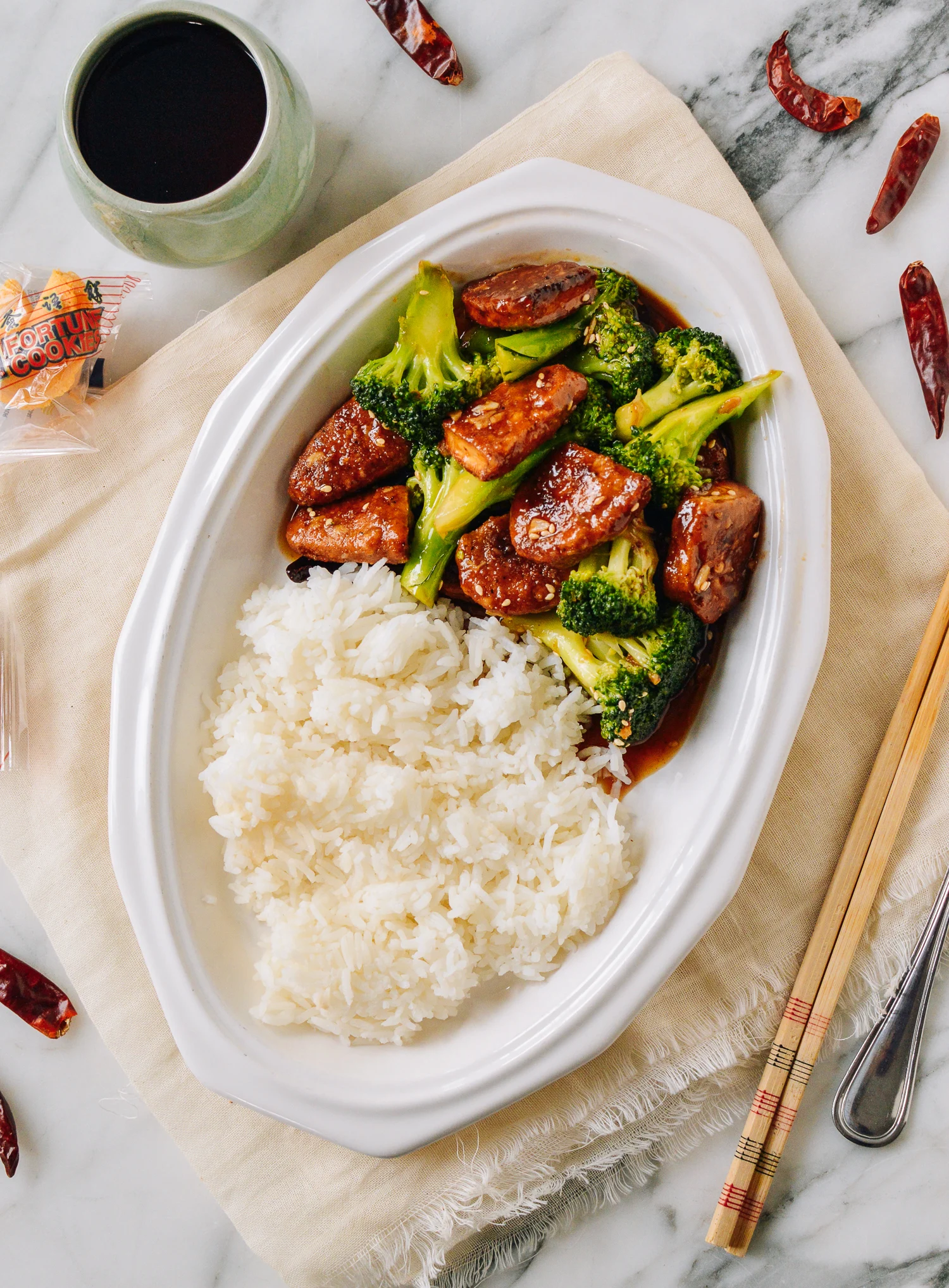 Shortcut Vegan General Tso's Chicken