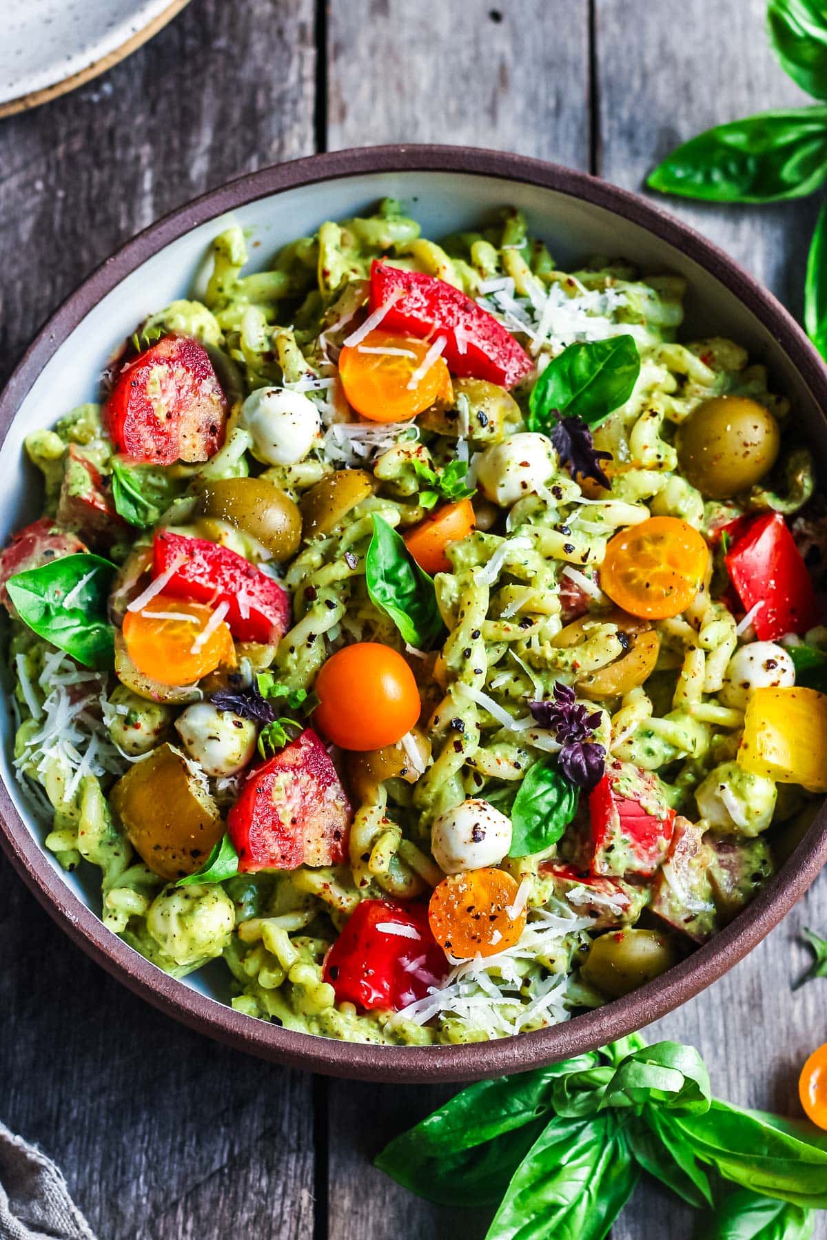Creamy Pesto Pasta Salad