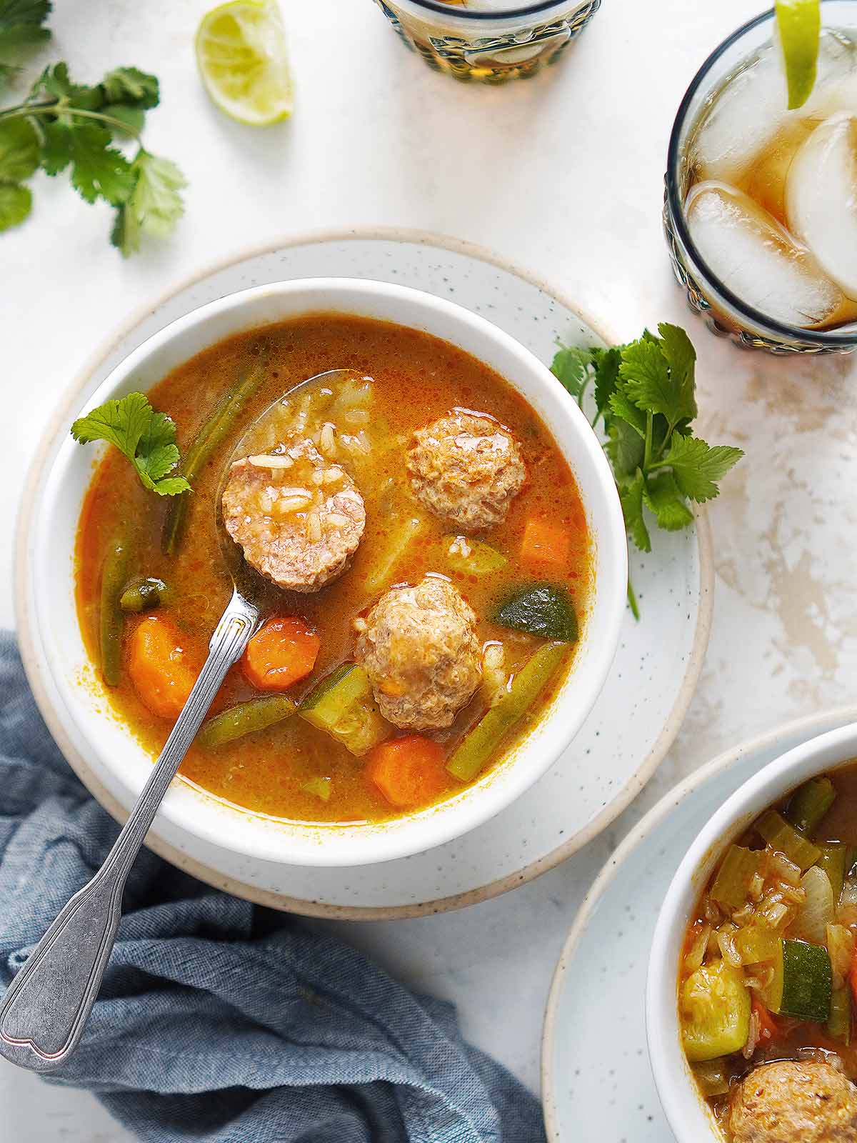 Caldo De Albondigas