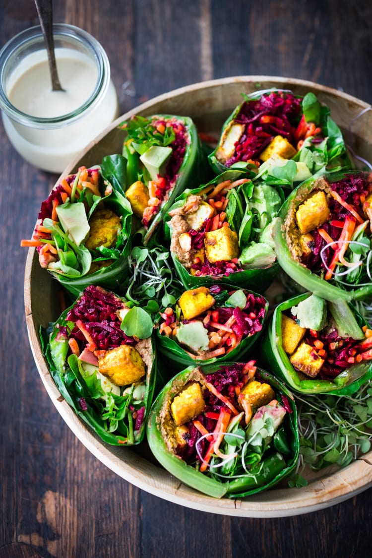 Vegan Collard Green Wraps